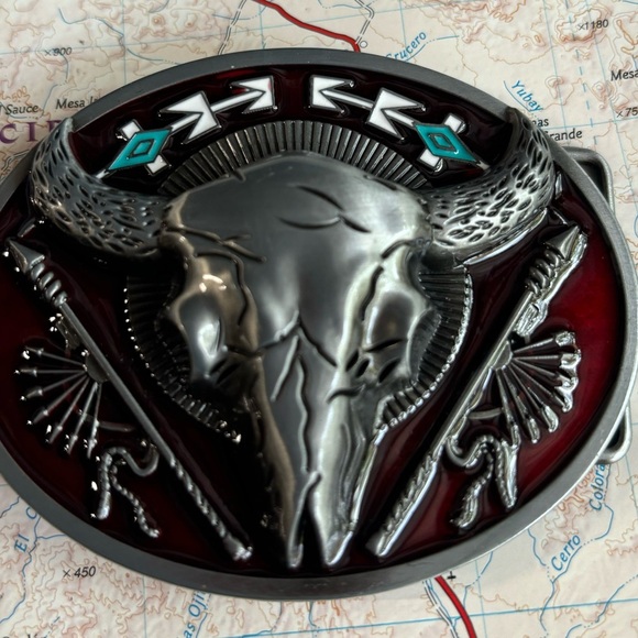 Belt Buckle Men Western Cowboy - Picture 5 of 6